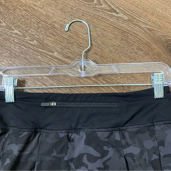 Lululemon womens pace rival skirt incognito multi gray black 4Tall - Picture 4 of 9